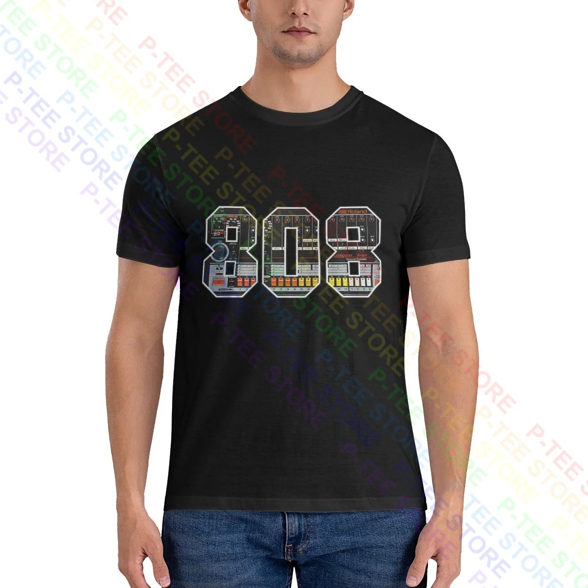 Tr808 Music Sampler Dj Pioneer Cdj 2000 Nxs Djm Akai 808 Tb303 Shirt T-shirt Daily Vintage Tee