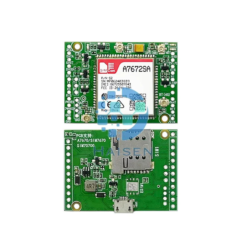 HAISEN SIMCOM A7672SA-LASE Core Board A7672SA-LASE Development Board LTE CAT1+4G+2G+Voice A7672