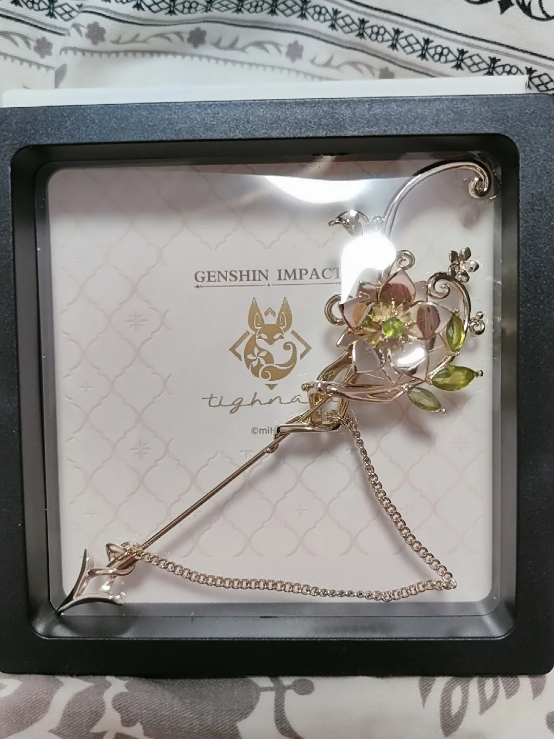 Group collier officiel Tighnari, série d'impression à thème Genshin Impact, broche de cosplay originale, cadeaux Sumeru, ata HoYo