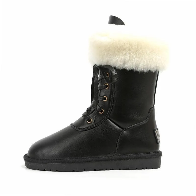 In 2022, China\'s Brand Highest Quality Women Snow Boots,Real  Leather Sheepskin,100% Wool Classic Women Shoes,  Free Delivery