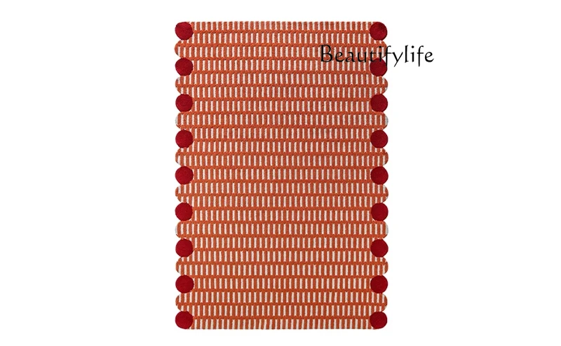 Existence and time, retro handmade carpet living room high-value three-dimensional wool coffee table blanket bedroom