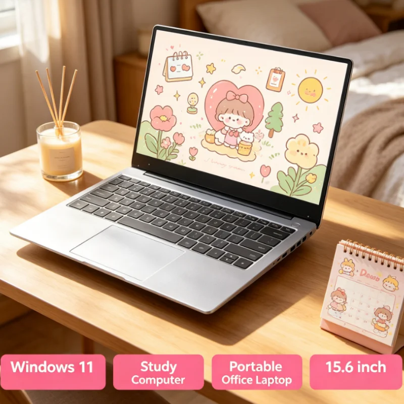 Intel N3700 Intel 4405U 15.6" Premium Durable Portable Laptop Windows11 32GB DDR4 2TB SSD Office Notebook PC