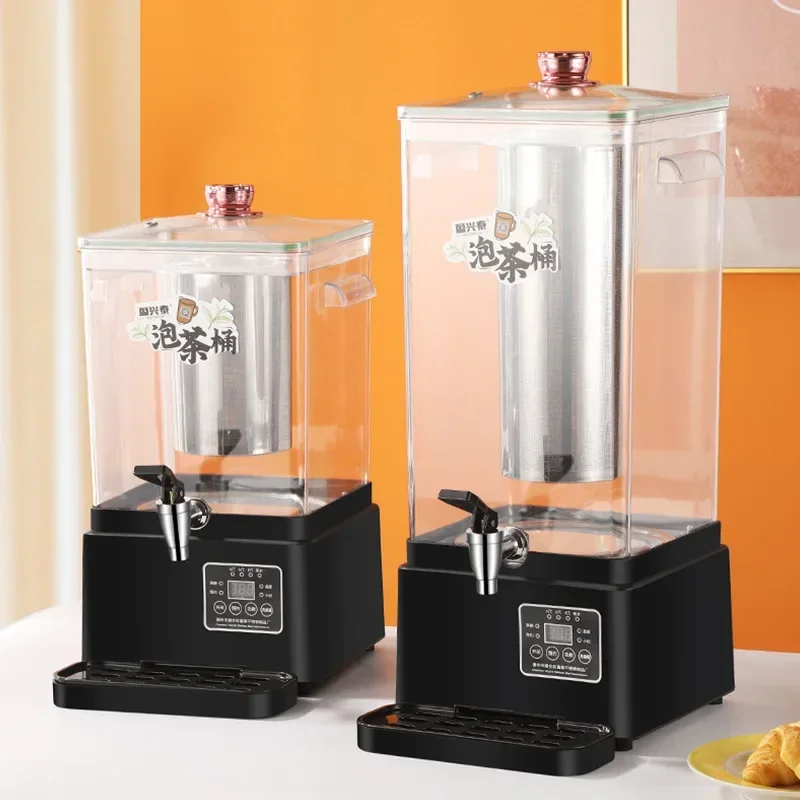 Restaurant Smart Bubble Tea Barrel Hotel Buffet Milk Shop Tea Barrel Visualization Barrel Tea Cooker