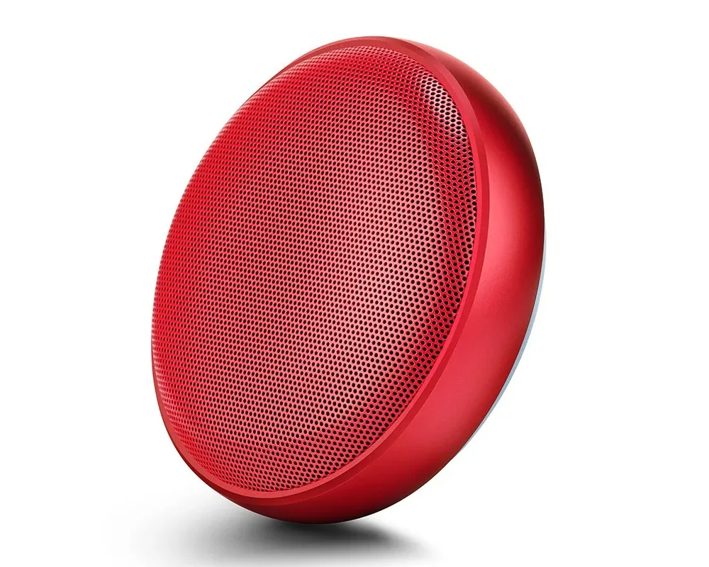 Portable Mini Bluetooth Speaker Wireless Subwoofer Metal Bass RGB Colorful Lights Small Powerful Cannon Home Computer Audio