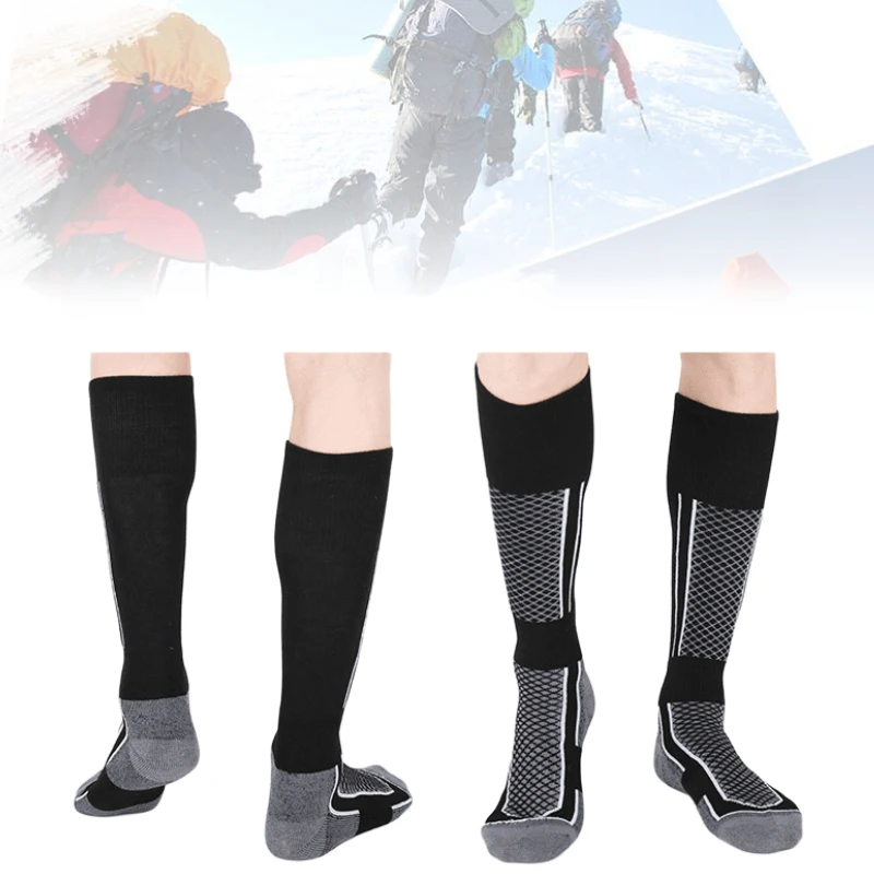 1 Pair Winter Warm Thickening Ski Stockings Hiking Socks For Women Men Children Anti-Cold Skiing Outdoor High Sports Stockings