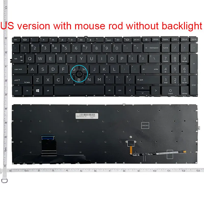 Imagem -05 - Teclado para hp Elitebook 850 g7 g8 855 g7 g8 L89916001 L89918 com Retroiluminação ru sp br Eua Russo Espanhol e Brasil Novo