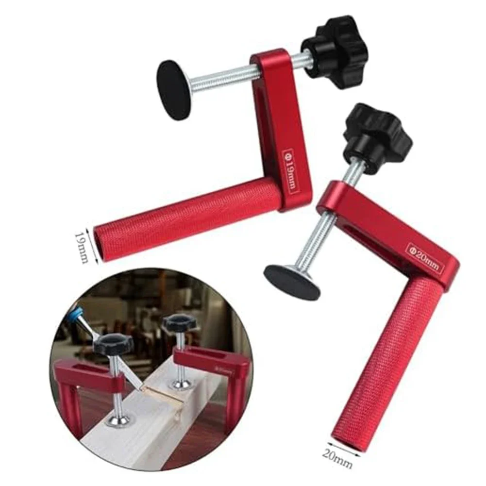 النجارة مقاعد البدلاء المشبك مشبك ثابت مع وسادة عدم الانزلاق 19/20 مللي متر اضغط باستمرار سطح المكتب سريع المفعول قابل للتعديل مشبك ثابت سريع