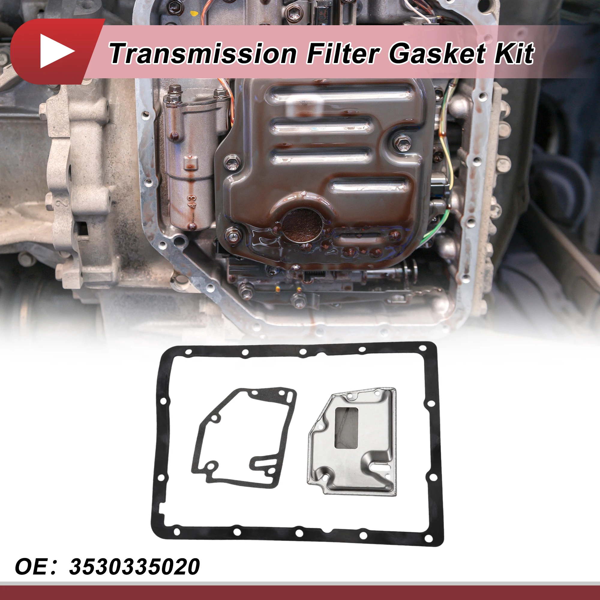 

Комплект фильтров коробки передач UXCELL A43D No 3530335020 для Toyota Tacoma 2002-2004 гг.