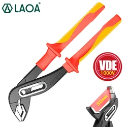 LAOA 10inch Insulated Pump Pliers VDE high-voltage Wrench Professional Electrical Tools