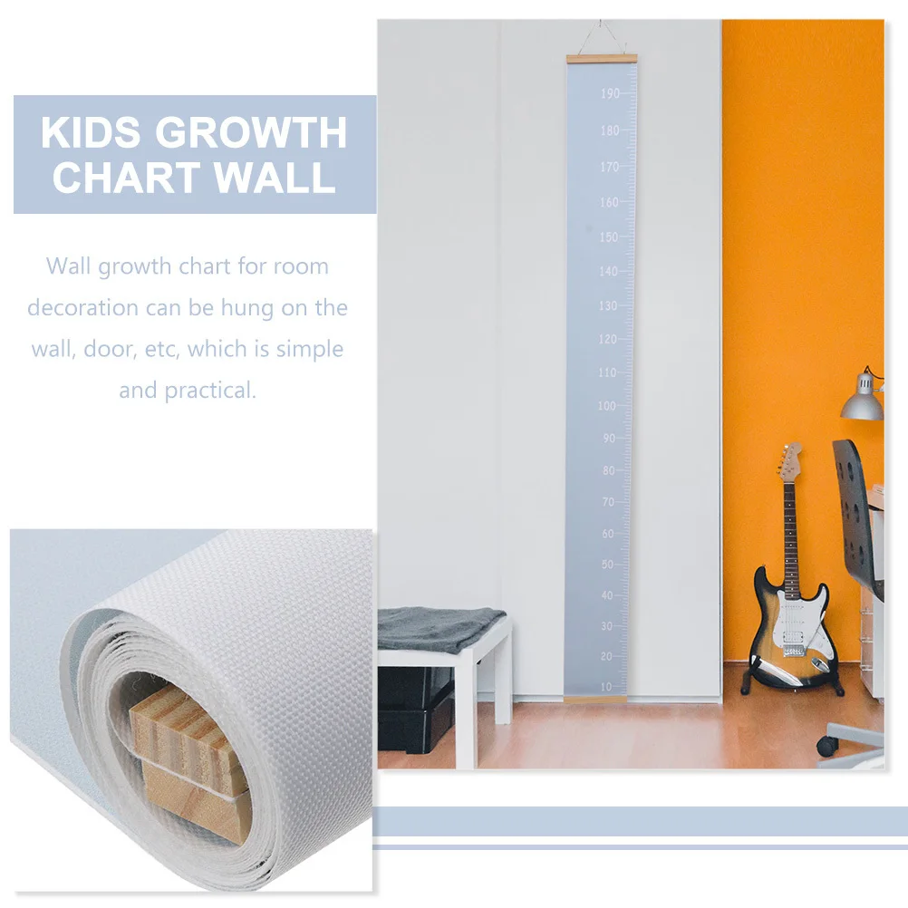 

1Set Kids Height Wall Chart Easy Apply No Fading Comfortable Use for Children Room Kindergarten Classroom Growth Chart