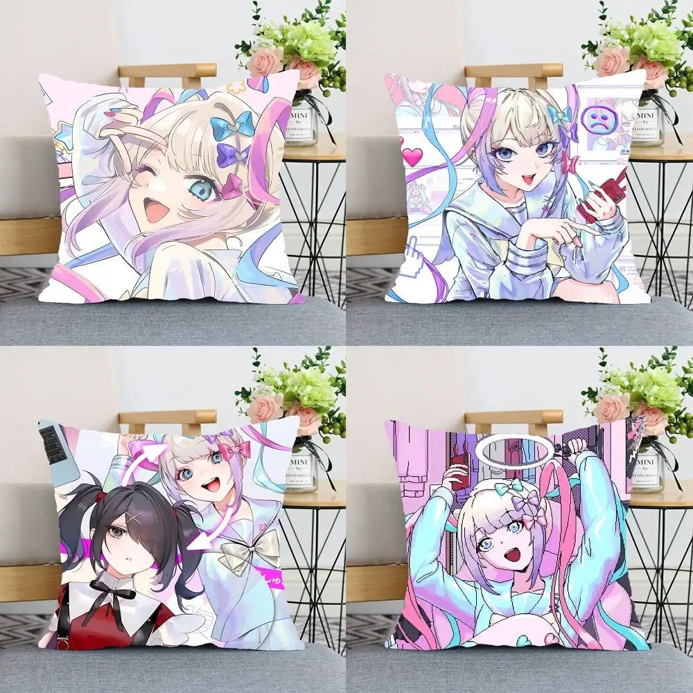 

Needy Girl Overdose Game Pillow Case Soft Decorative Pillow Covers Sofa Cushions For Living Room Cozy Ornamental Throw Pillows