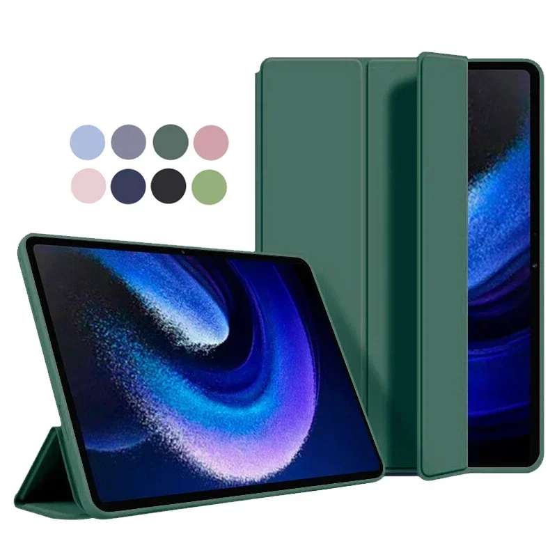 

For Xiaomi Pad 6 Pad6 Max 14 Case 2023 Folding Stand Magnetic Soft Silicone TPU Back for Xiaomi Mi Pad 6 Max 14 inch Case Tablet