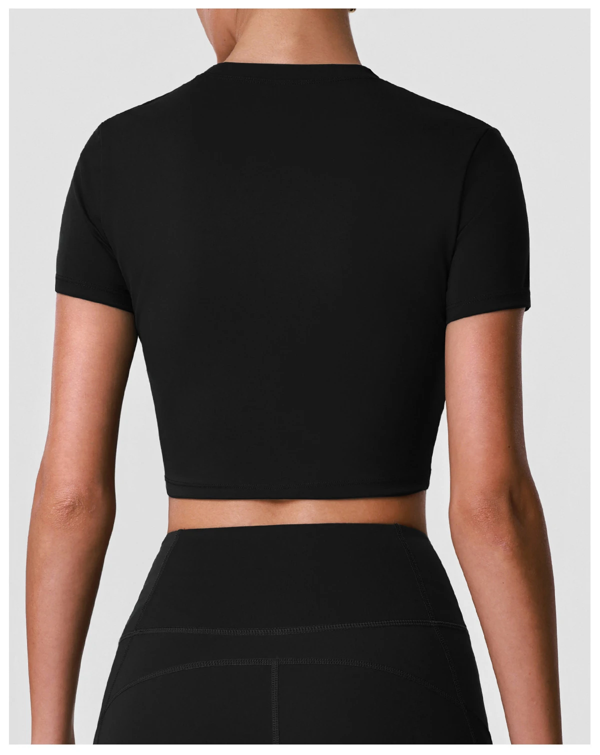 2026 new waist cinching quick drying fitness short sleeved professional short outdoor yoga suit top can be worn outside T-shirt