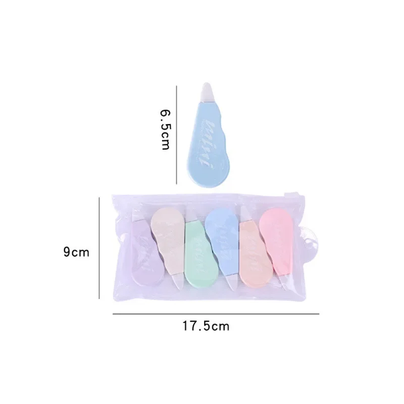 1/3Pcs เทปแก้ไข 24 M Smear Corrector น่ารักเครื่องเขียนนักเรียนแบบพกพาสีขาว OUT Corrector เครื่องมืออุปกรณ์สํานักงาน