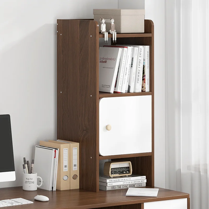 Desktop bookshelf, simple multi-layer office desk storage, storage rack, student dormitory, elevated storage, small bookshelf