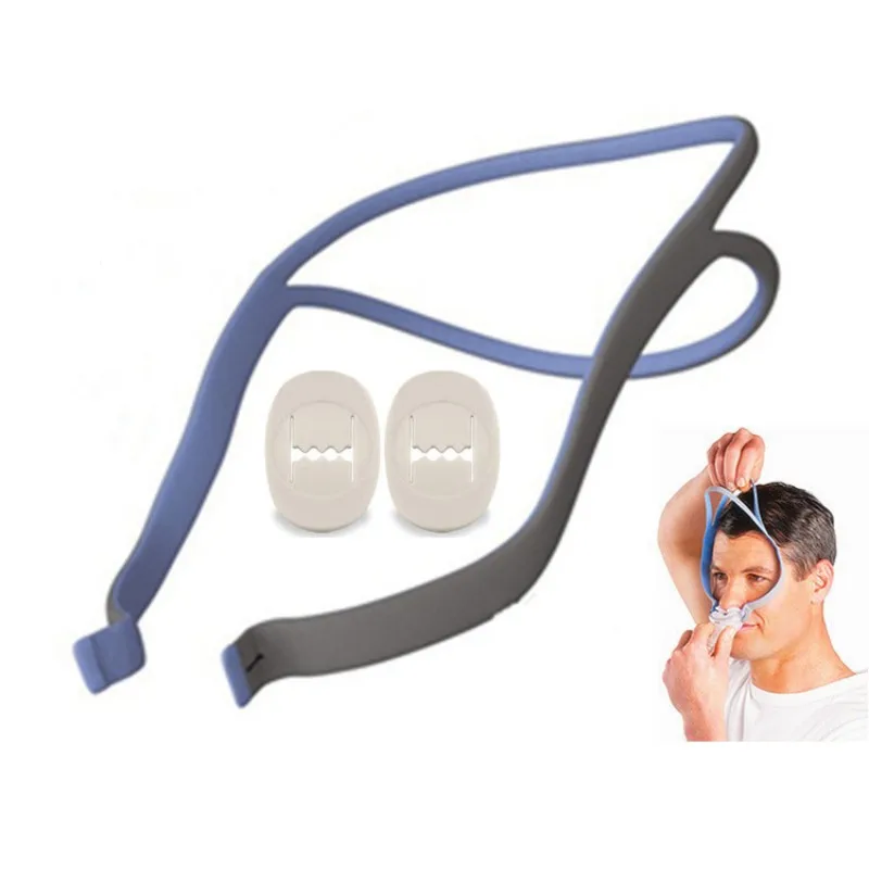 

3 Replacement Headgear for Resmed Airfit P10 Nasal Pillow CPAP Mask Straps Included 3 Straps and 6 Adjustment Clips