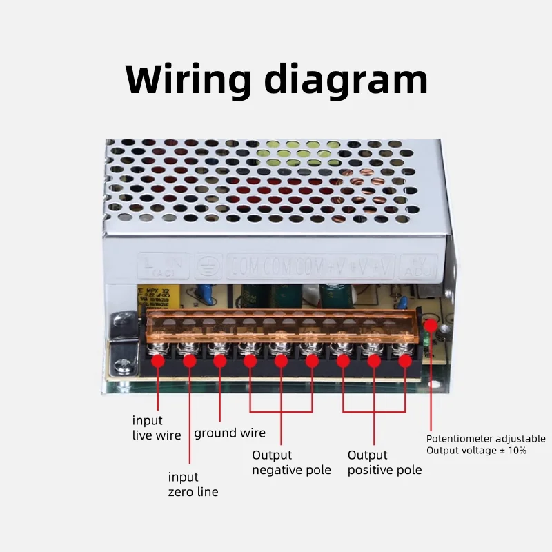 S-200W แหล่งจ่ายไฟอุตสาหกรรม 24V 8.3A DC 12V16.5A หน้าจอแหล่งจ่ายไฟ 36V5.5A