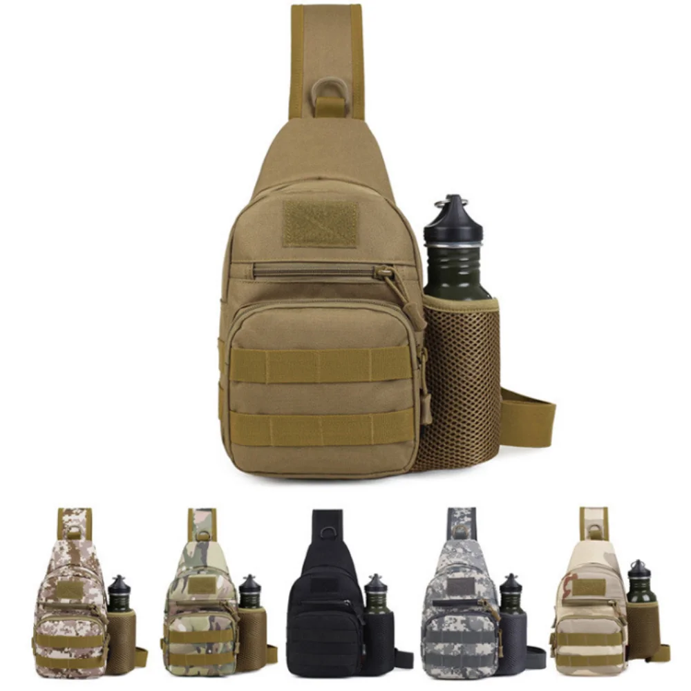 

20L Tactical Hiking Sling Bag Sports Climbing Camping Hunting Shoulder Fishing Outdoor for Women Men Bottle Pack Molle Backpack