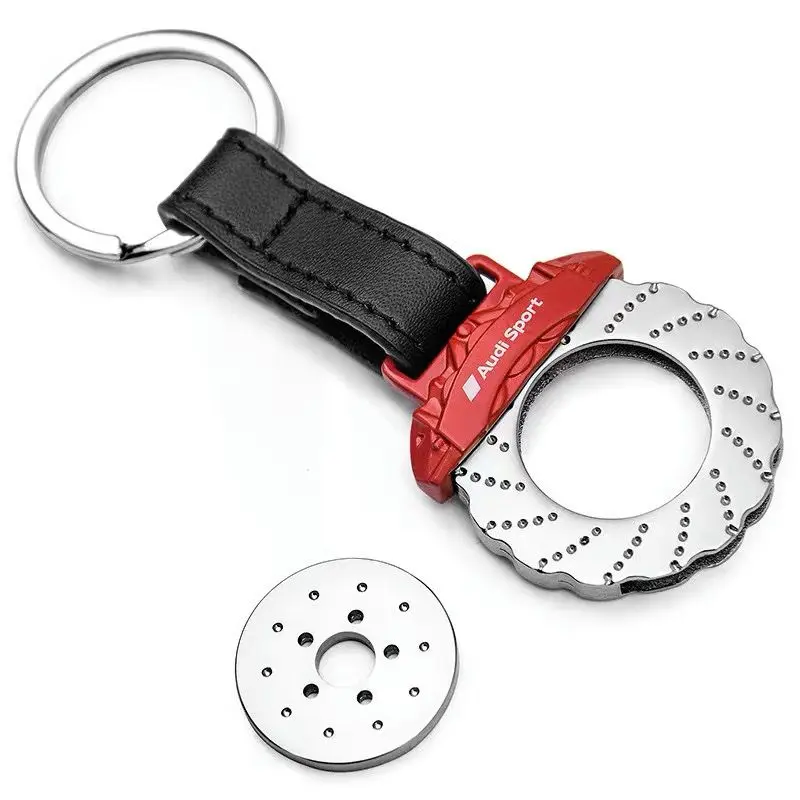 Car Keychain Key Chain Auto Badge Key Ring Accessories For Audi A3 A4 A5 A6 A7 Q2 Q3 Q5 Q7 TT TTS Sline RS4 RS6 B5 8V 8P C6 C8