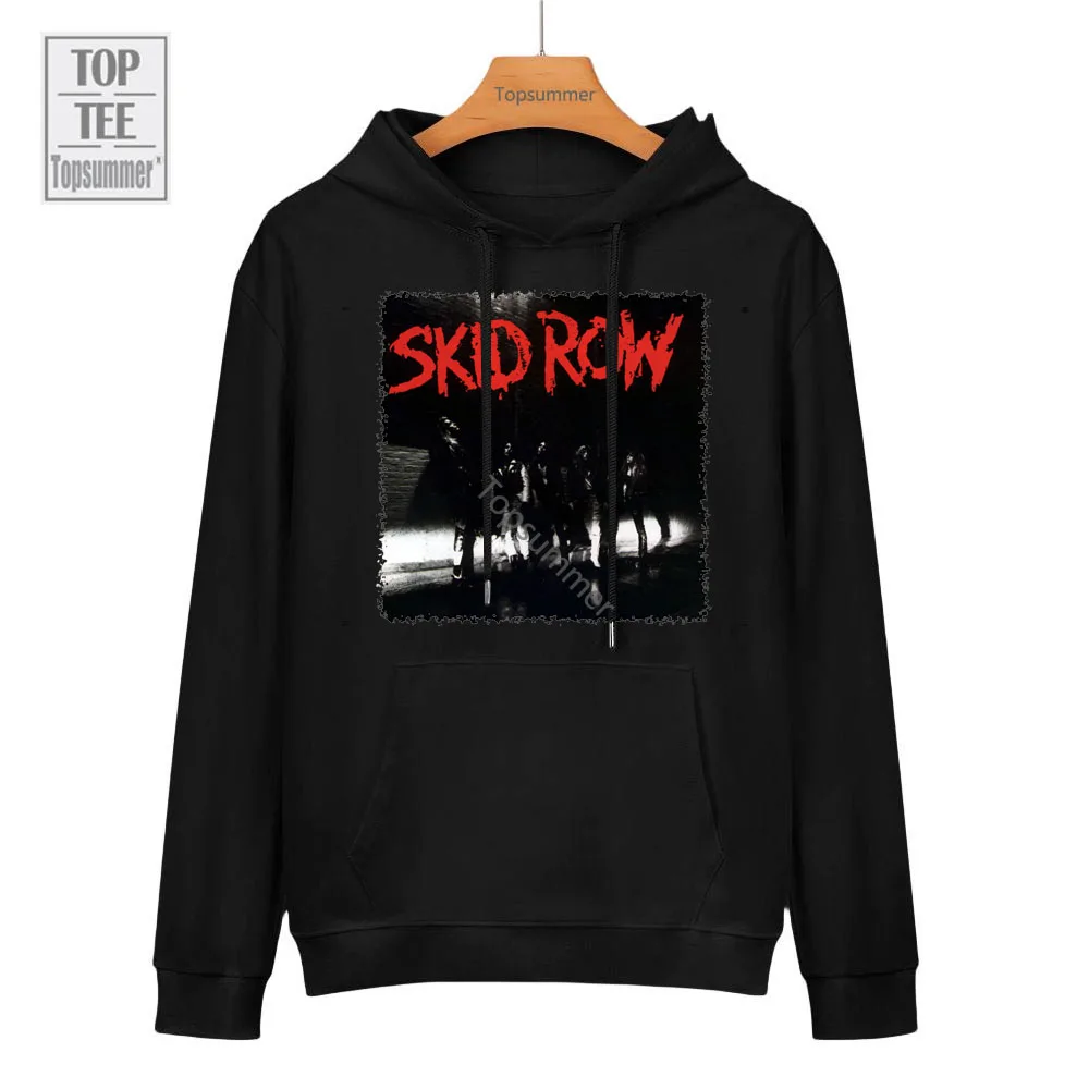 Álbum Skid Row Hoodie feminino, camisolas Tour, Punk Rock Hoodies, roupa de algodão