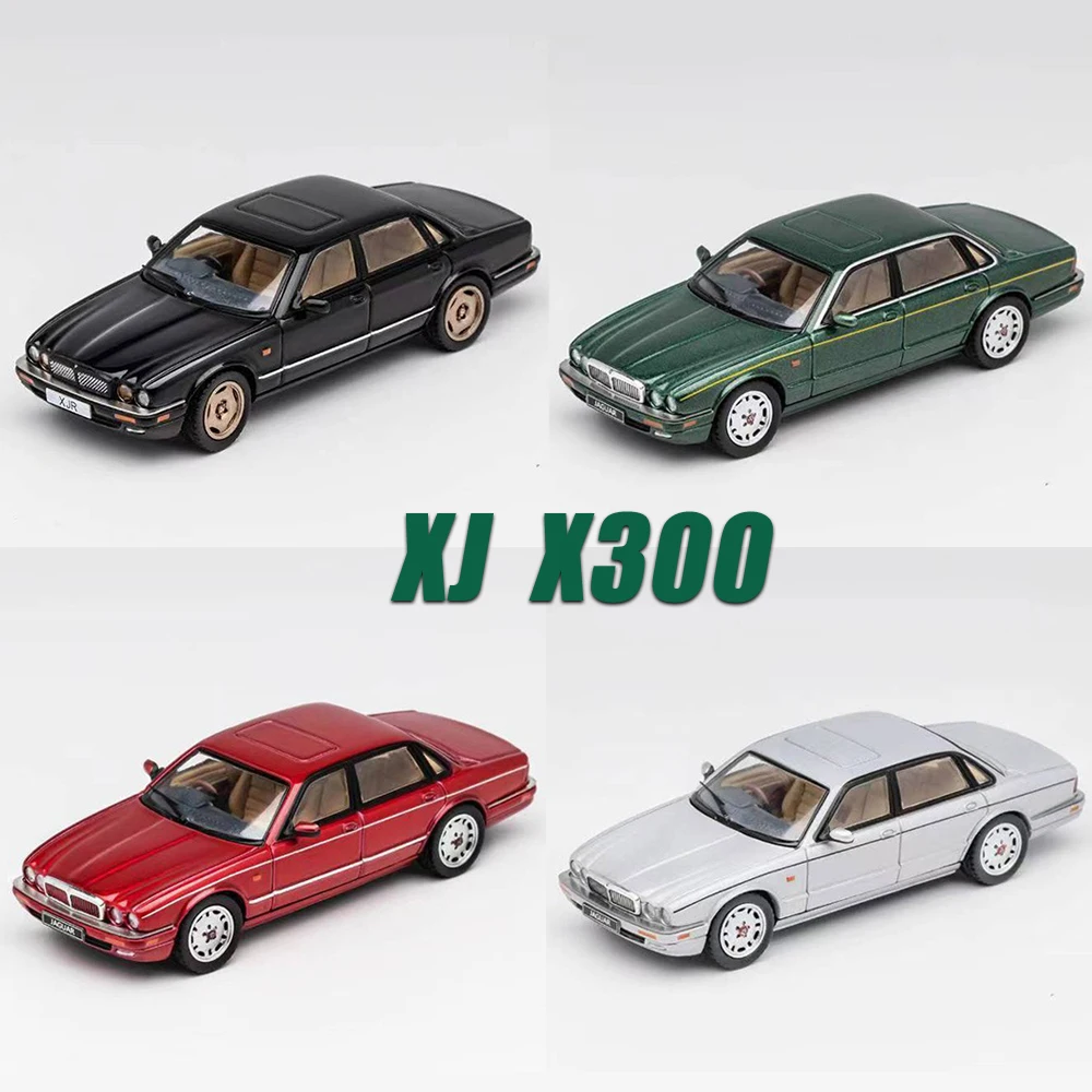 GCD 1/64 Jaguar XJ (X300) Model Sports Car Vintage Cars Diecast Vehicle Collection Toy for Adults