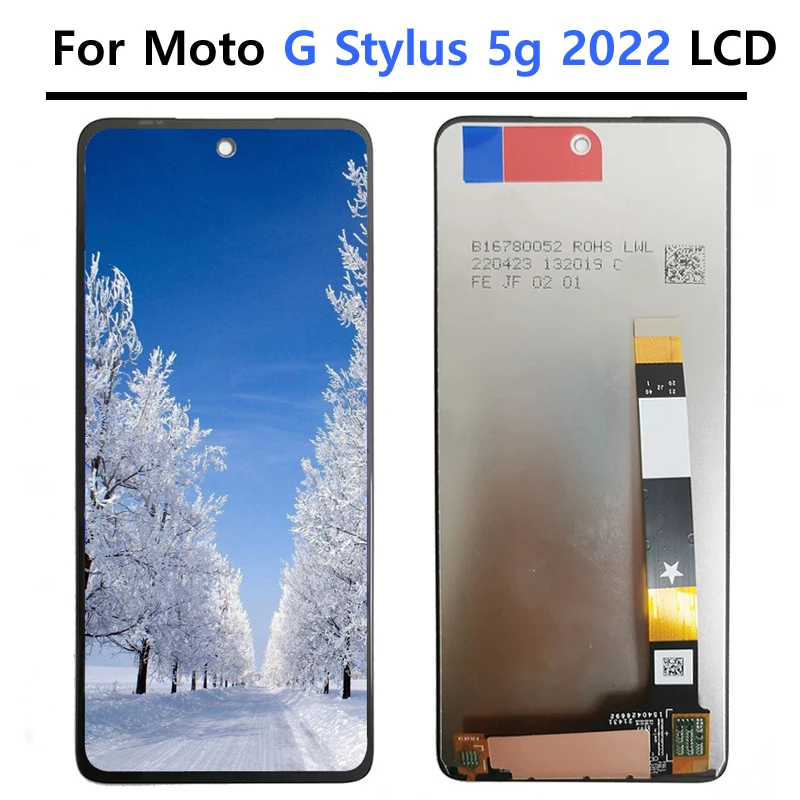 Test 6.8'' For Motorola Moto G Stylus 5G 2022 LCD XT2215 LCD Display Touch Screen Digitizer Assembly Replacement Parts