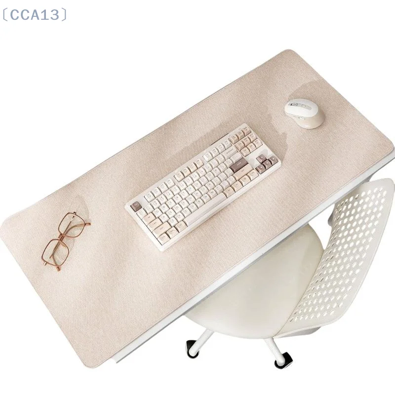〔CCA13〕Large Waterproof Desk Mouse Pad 3.5mm Thick Stitched Edges Rubber Base for Gaming Office Study Use