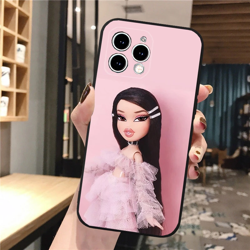 Bratz Phone Case For iphone 16 15 14 Pro Max 16 15 14 13 12 Pro 15Plus iphone 11 Shell