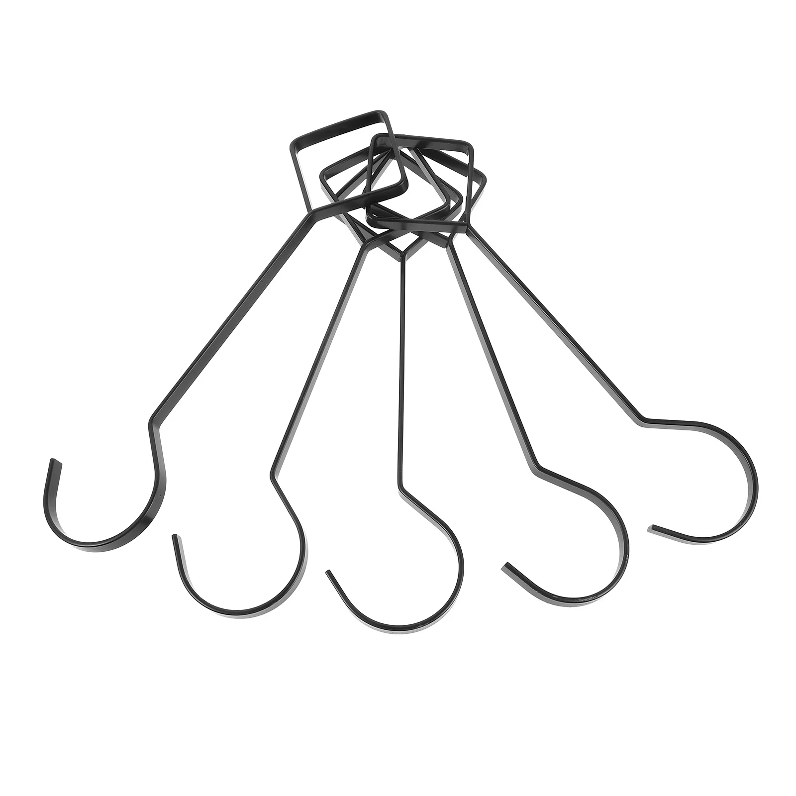

5Pcs Multi Functional Metal Clothes Hooks Purse Hangers Coat Hooks Bag Hangers Strong Load Bearing Capacity Closet Rod Hook