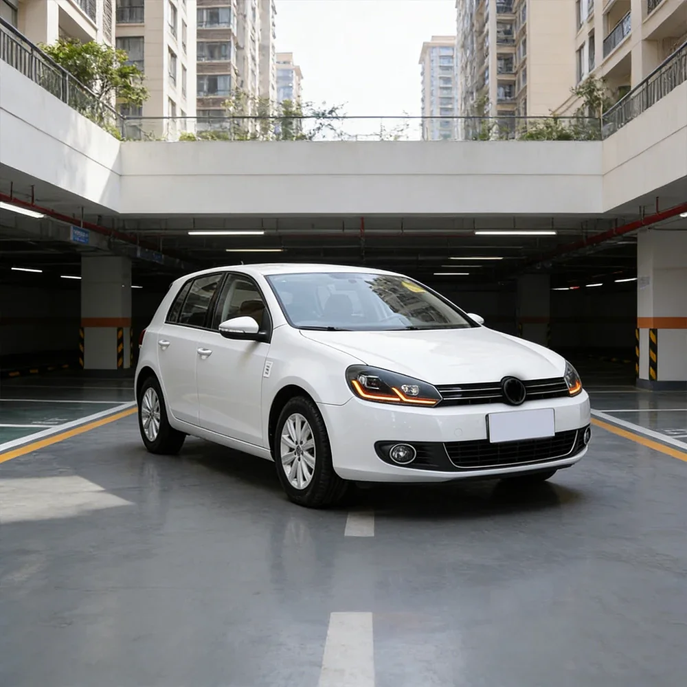 

For VW Golf 6 2009-2013 Auto Headlight Assembly LED Projector Sequential Turn Signal Plug and Play Projector Lens Car Tools