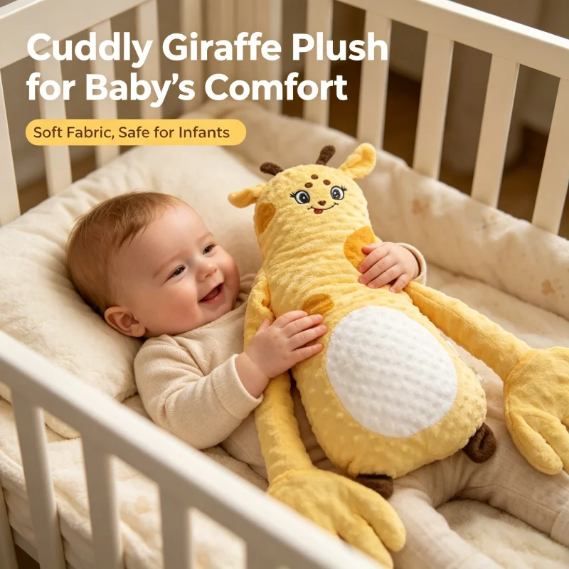 Remote Control Electric Baby Sleep Toy Cartoon animal Shaped Plush Soothing Dolls Cartoon Baby Sleep Aid Comfort Soother Pillow view 4