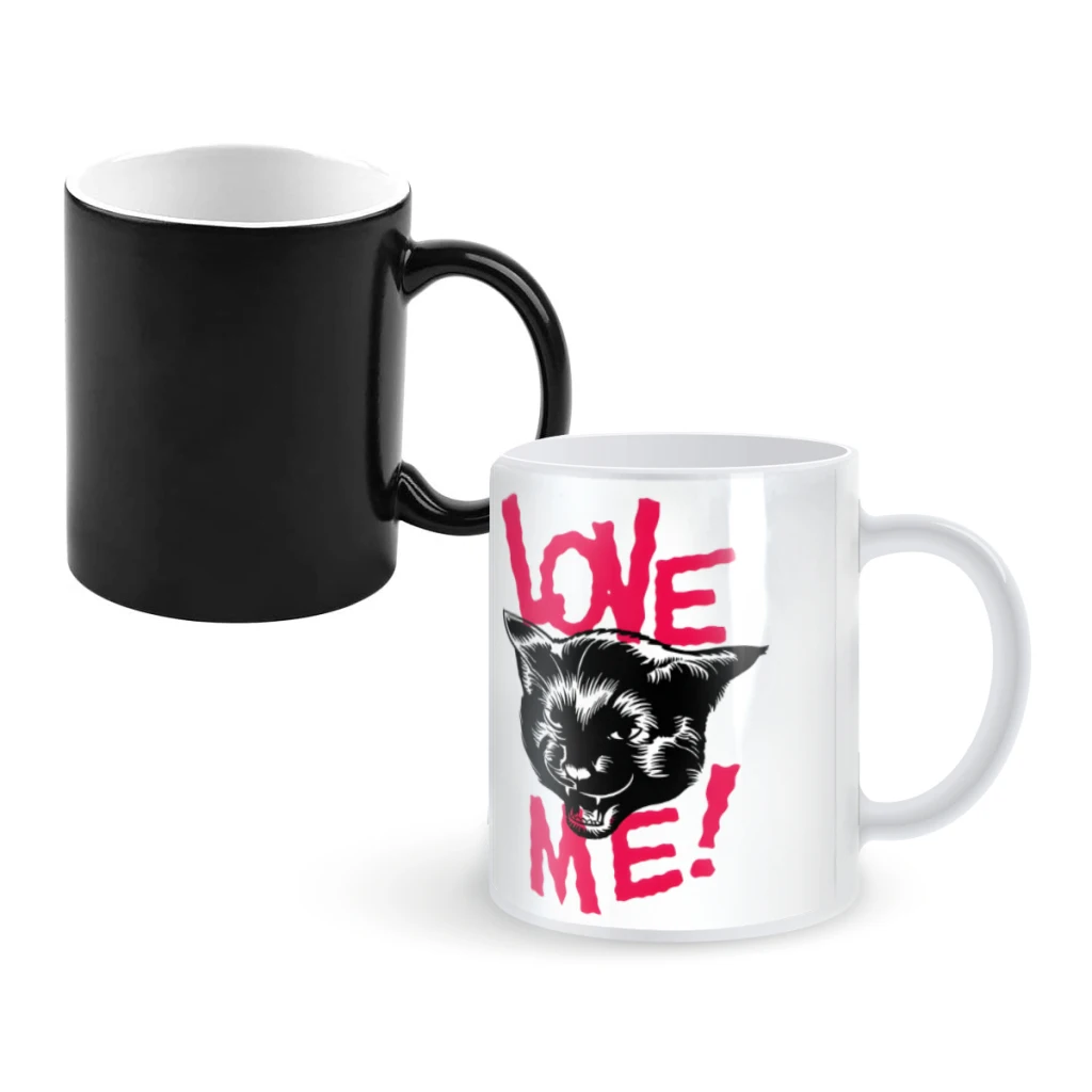 

Love Me!Coffee Mugs And Mug Creative Color Change Tea Cup Ceramic Milk Cups Novelty Gifts