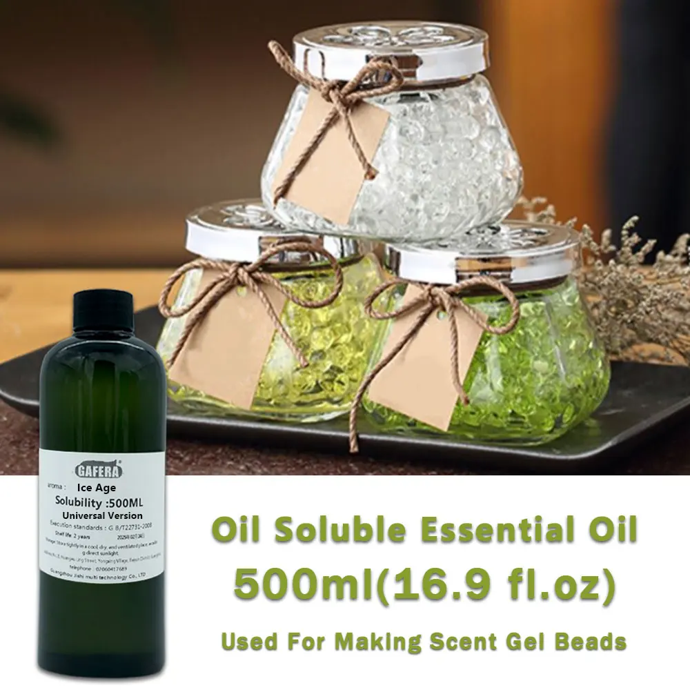GAFERA 500ml(16,9 oz) -Ice Age/Olio esencial de cedro-Suplemento difusor de aceite aromático líquido para hacer cuentas fragantes/Chlp perfumado
