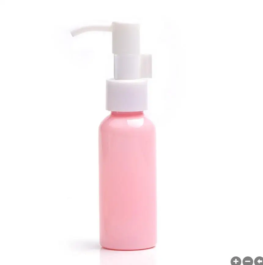 

50ml plastic PET pump bottle emulsion foundation serum toner essence sample testing moisture toilet water lotion mist sprayer