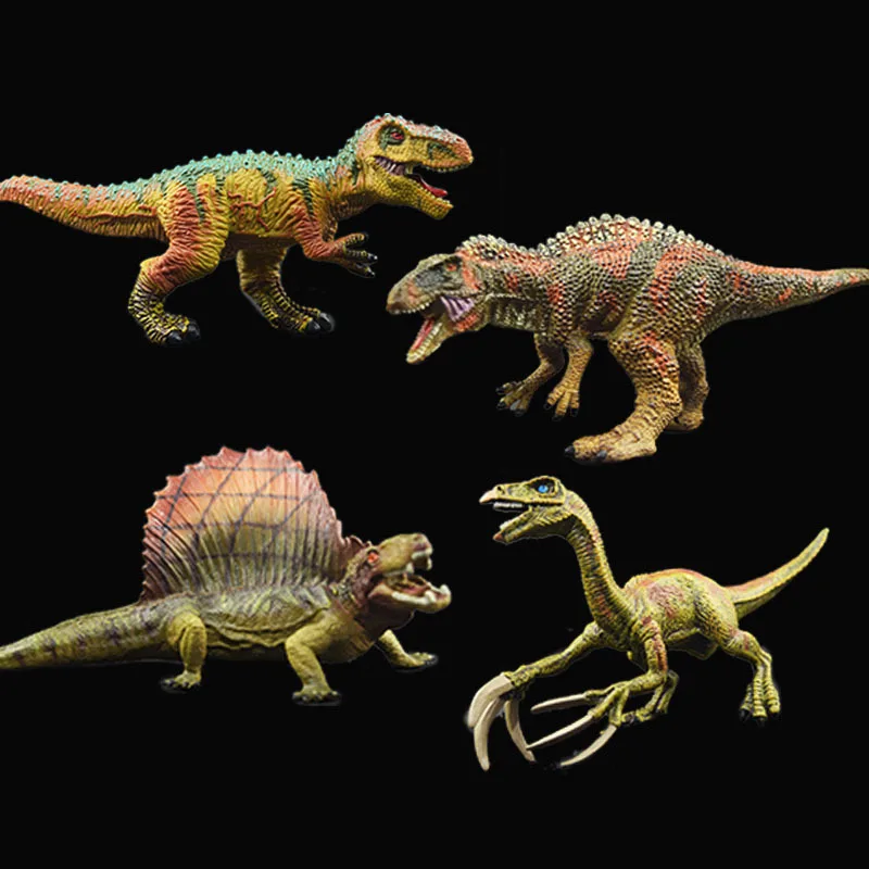 Simulation Reatic Dinosaur Plastic Model Children's Toy Boys Girls Gifts Stegosaurus Iguanodon Static Animal Doll