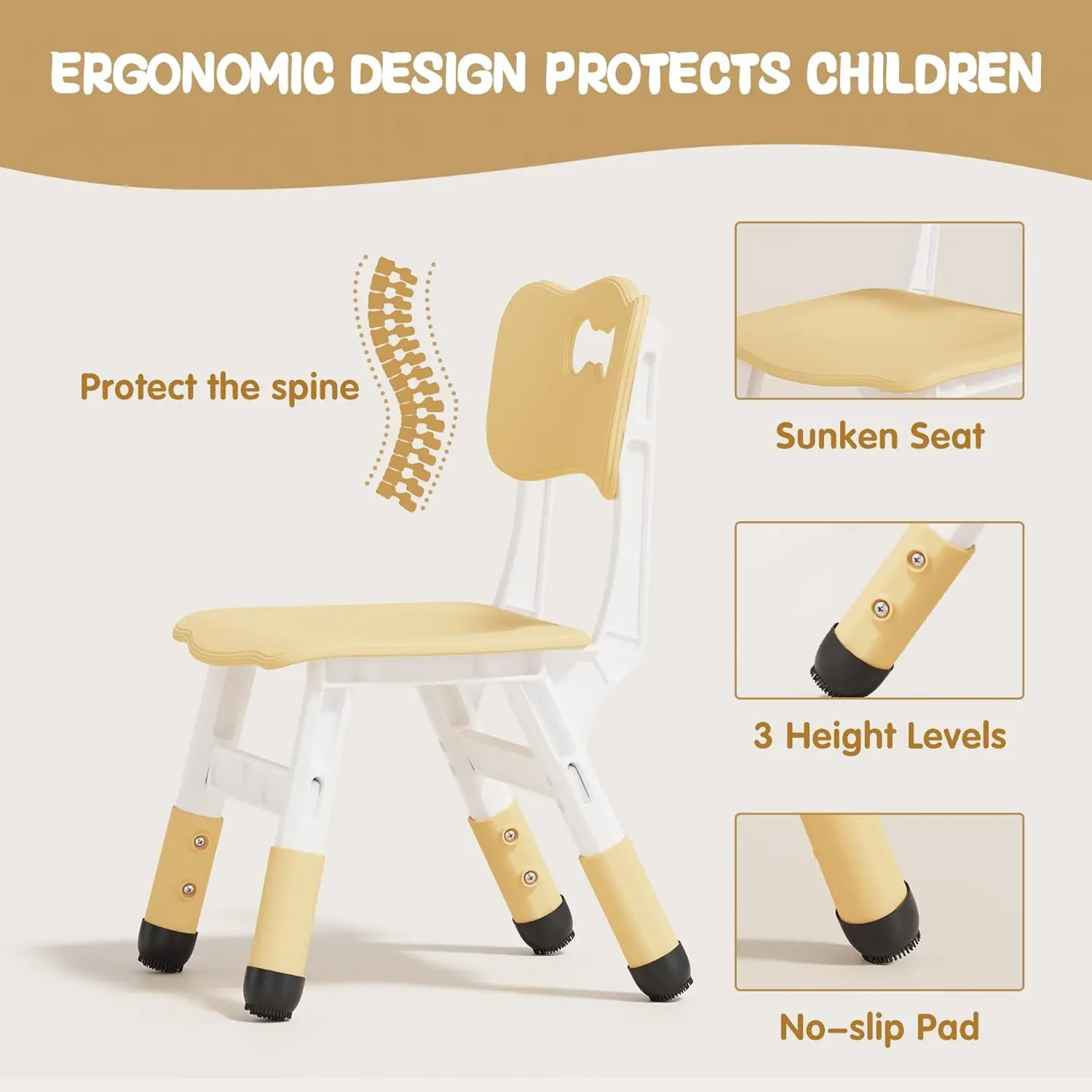 Ensemble bureau et chaise pour enfants, table multifonctionnelle, dessus de table graffiti, salle de classe, soins en IPrésidence, maison, enfants âgés de 2 à 8 ans