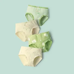 Underwear For Kids Pack Briefs Kids Infant Baby Girls Underpants Cute Cartoon Print Underwear Shorts Cotton Ruffled Panties