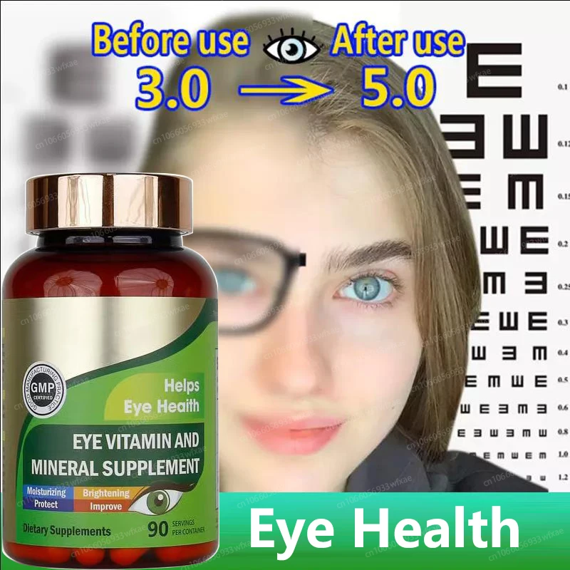 

Lutein Eye Protection Capsules Relieve Eye Fatigue, Dry Eye and Vision Health, Prevent Blue Light