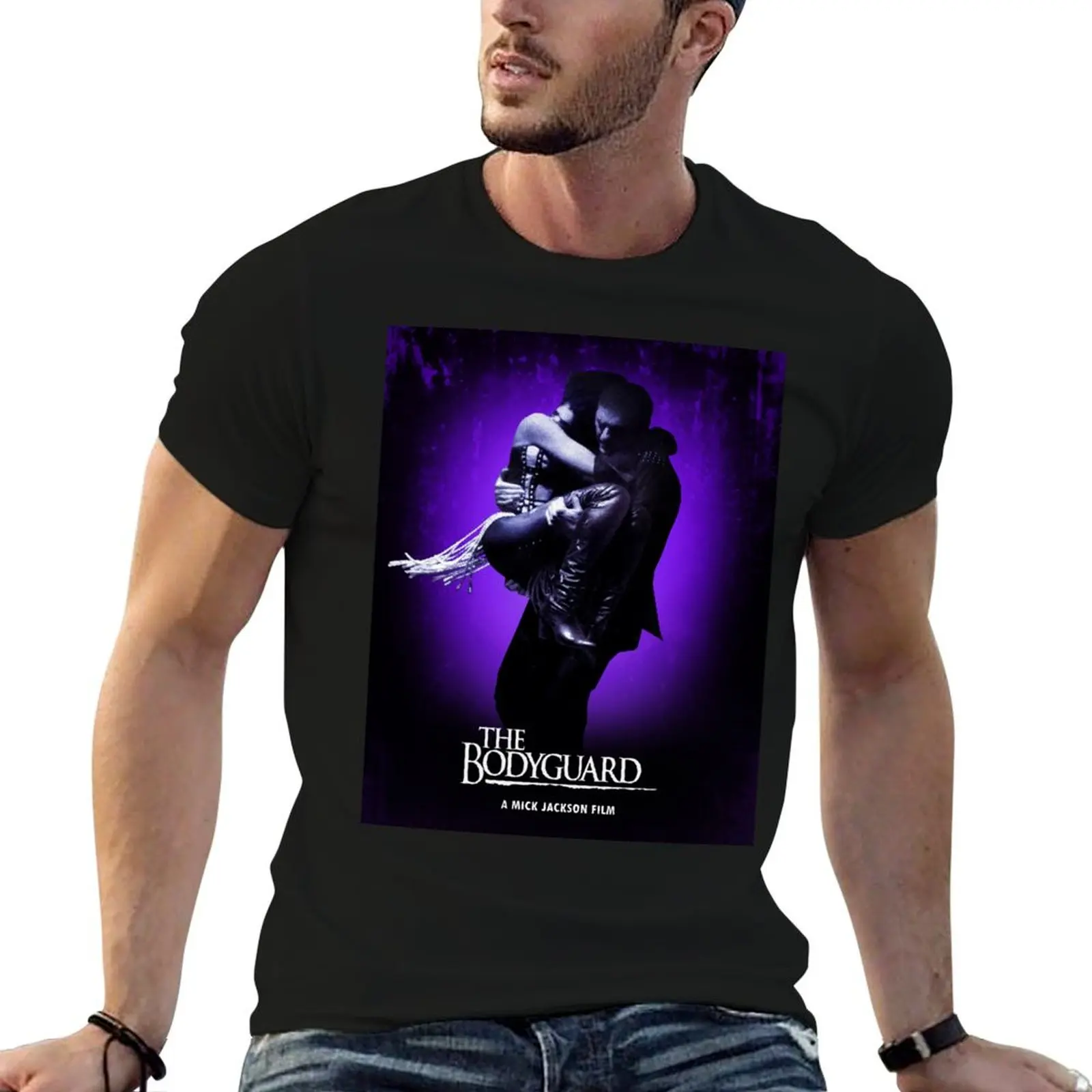 The Bodyguard T-Shirt t shirt man plain t shirt man luxury man t shirt cotton high quality T-shirt