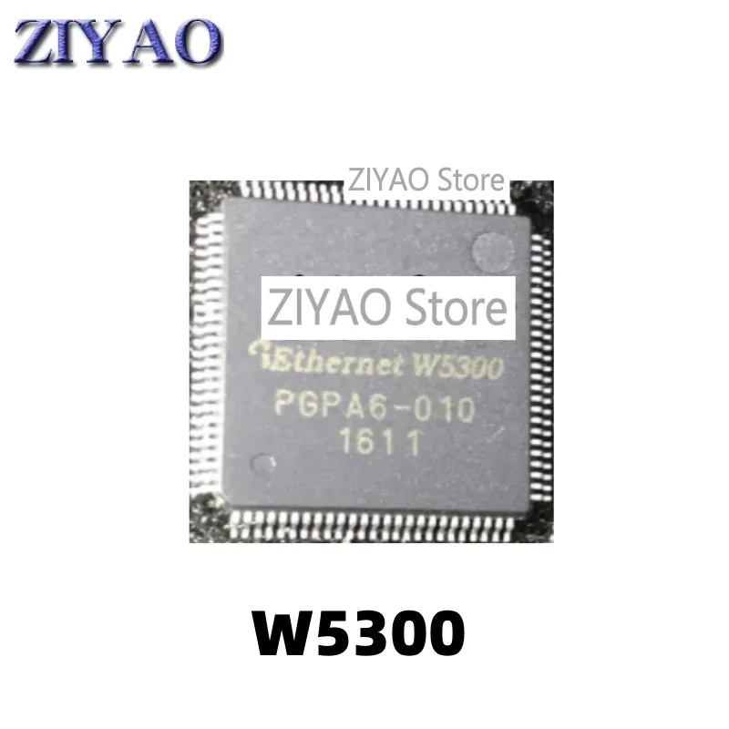 5PCS W5300 QFP100 Chip Ethernet Control Chip