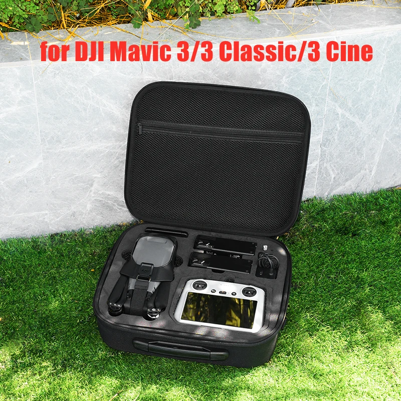 

for DJI Mavic 3/3 Classic/3 Cine Drone Storage Bag Portable Suitcase Carrying Case Outdoor Black Handbag Accessories