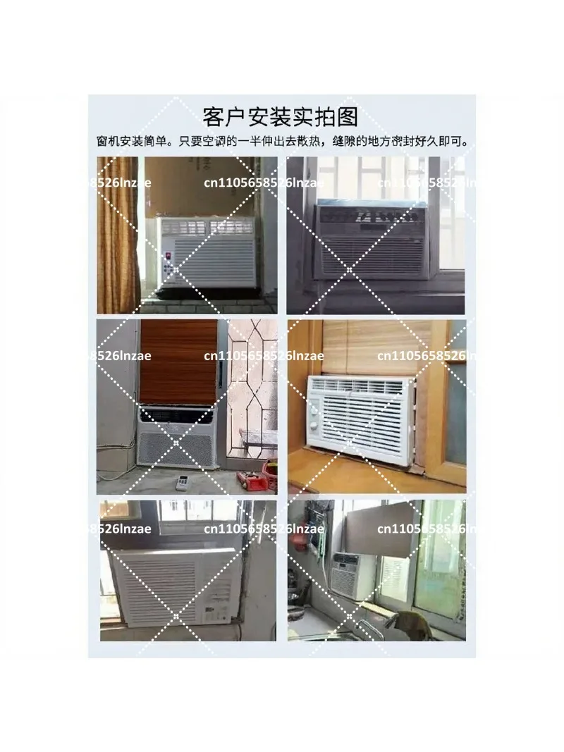 Smart Inverter Window Air Conditioner with Heat, Dehumidifier & Remote Control