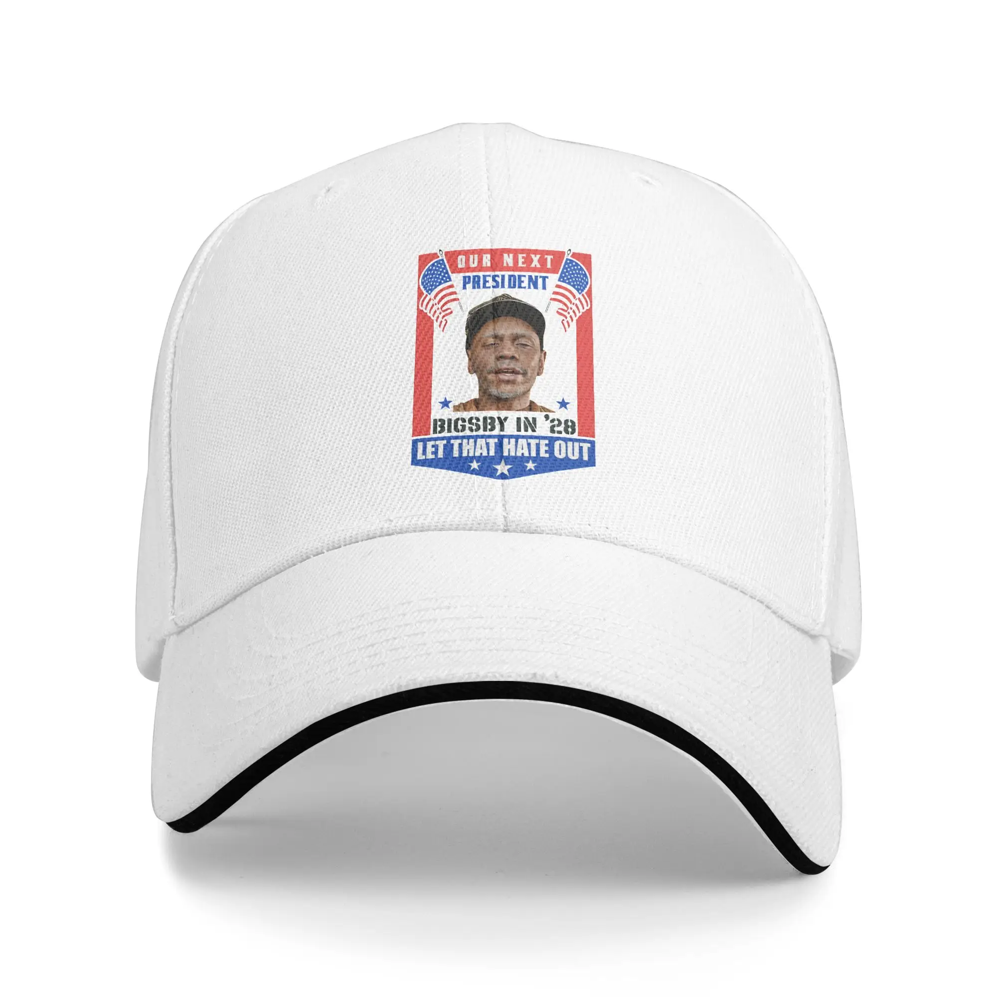 Clayton Bigsby Our Next President 2028  Baseball Cap Vintage  Sandwich Caps Men Women Adjustable Hats Cap Outdoor