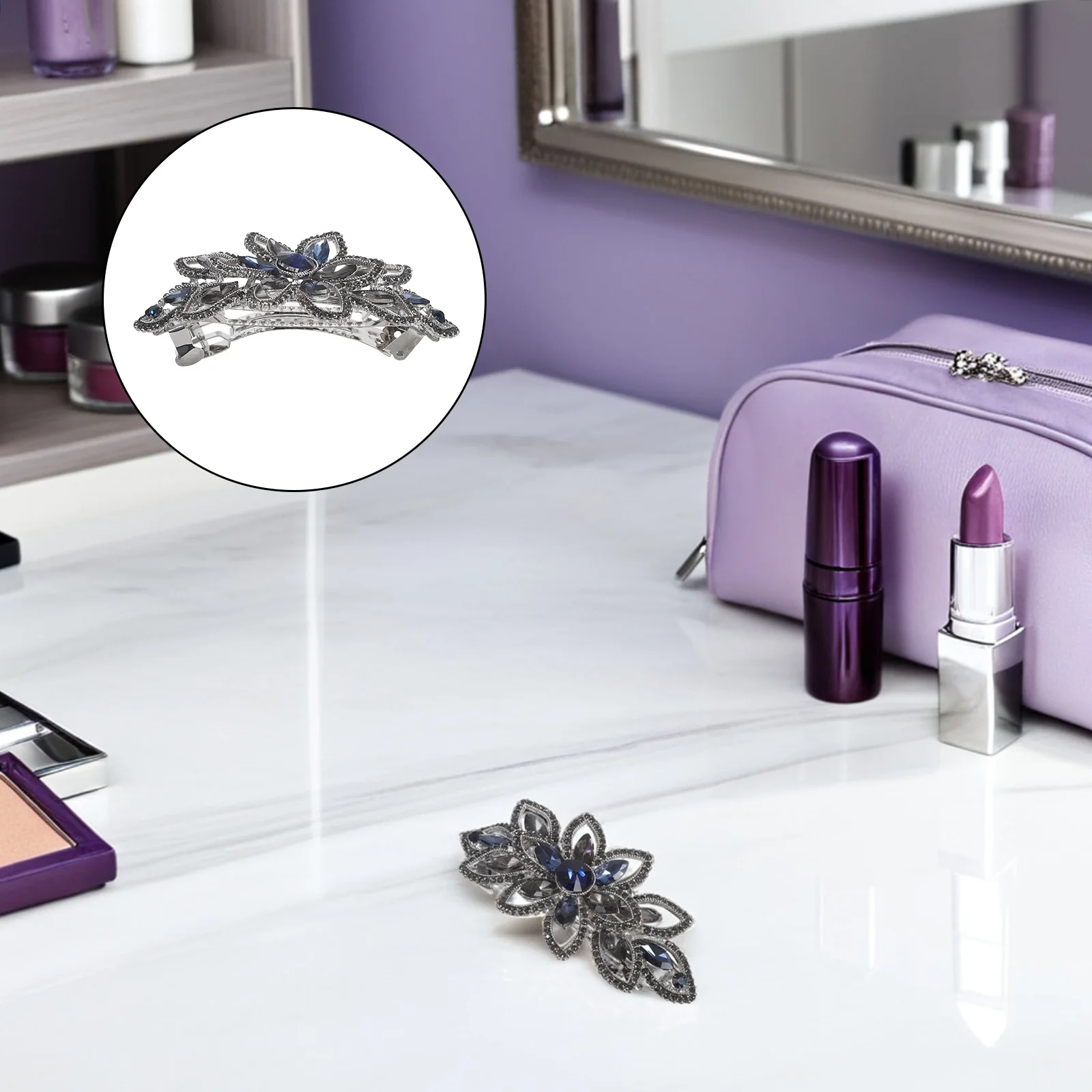 

Hair Clips Elegant Accessories for Women Asian Accessory Barrettes Styling Fashion Flower