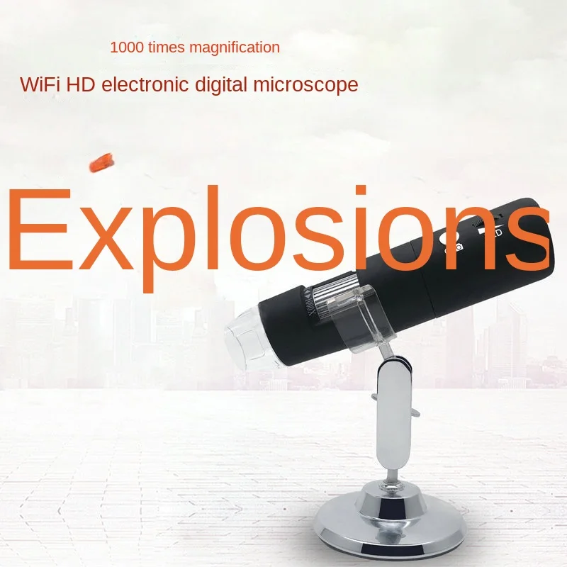 High definition WiFi electron microscope, digital magnifying glass 1000X new 1080P microscope