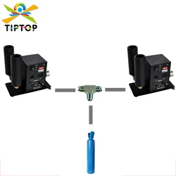 이중 깍지 CO2 제트 기계, LED 스테이지 CO2 제트, DMX 하이 퀄리티, 90V, 240V, 포거 스모크 건, CO2 크라이오 CO2 제트, 로트당 2 개