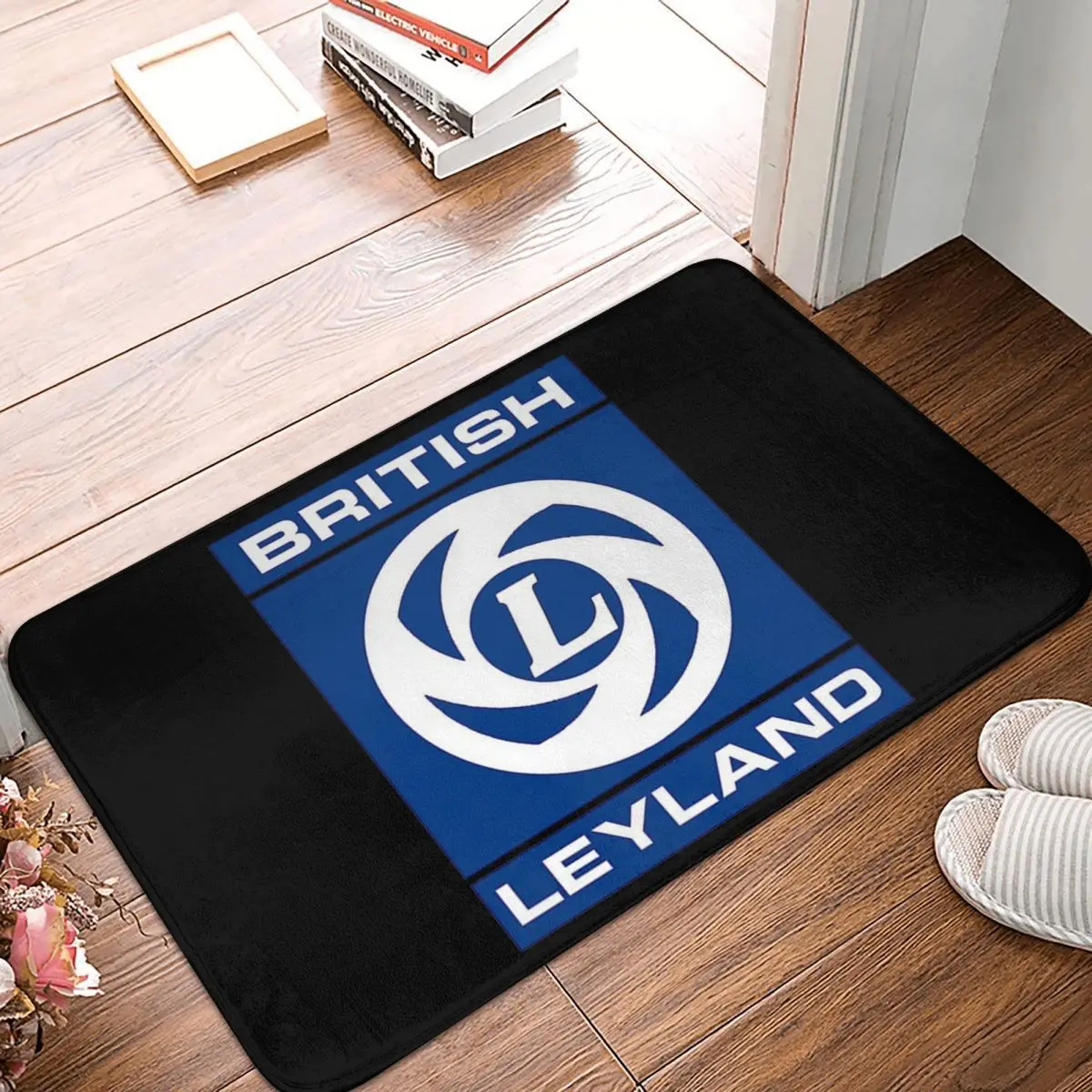 British Leyland Logo Anti-slip Doormat Floor Mat Antiwear Carpet Rug for Kitchen Entrance Home Bathroom Living room Footpad Mats