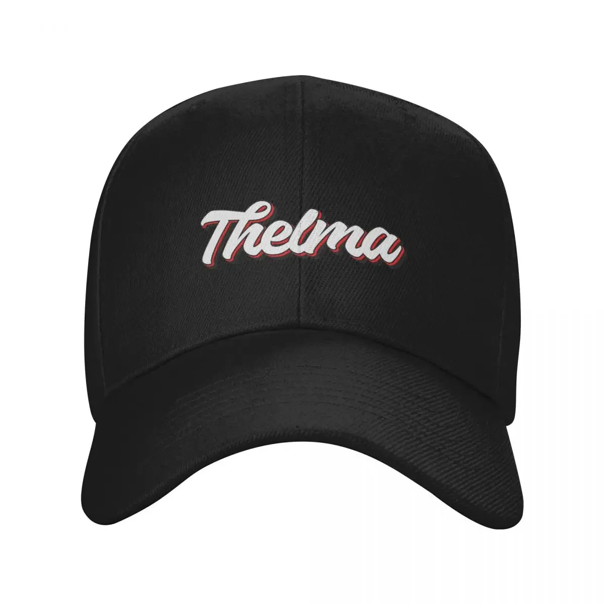 

Retro Thelma Name Label (Black) Baseball Cap foam party Hat Gentleman Hat For Men Women's