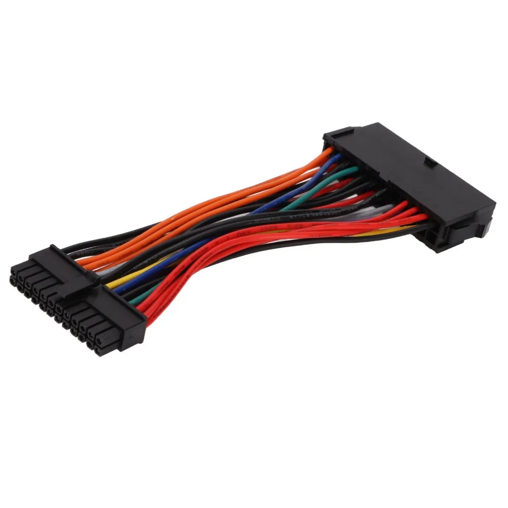 14cm Length 24 Pin To Mini 24 Pin Cable Simple Operation Practical ATX Power Supply Cable for for DELL Optiplex 780 980 760 960