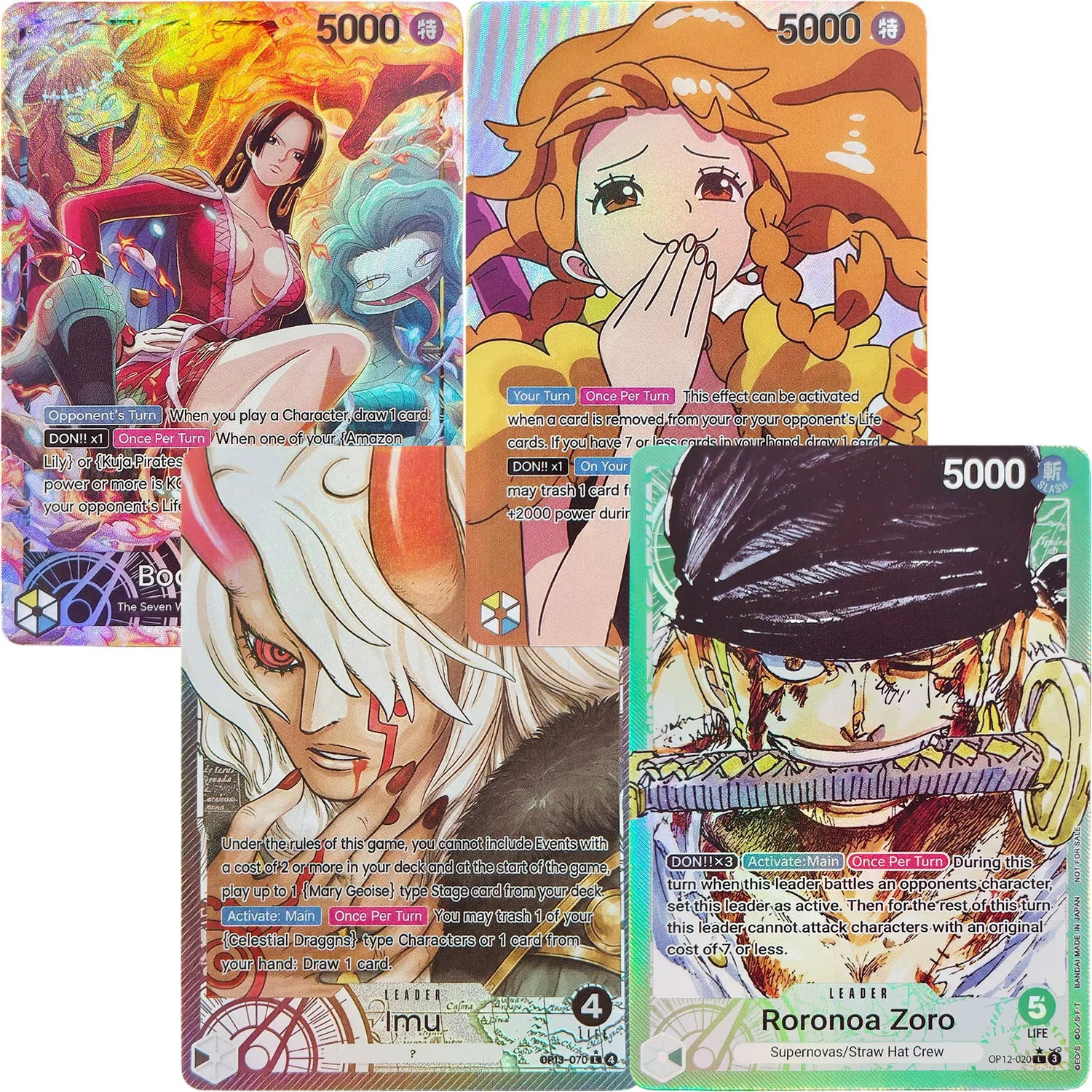 Board Game English - Homemade English Hancock Nami Zoro Imu